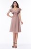 Simple A-line Sleeveless Zip up Sash Plus Size Bridesmaid Dresses