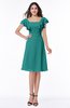 Simple A-line Sleeveless Zip up Sash Plus Size Bridesmaid Dresses
