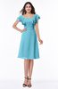 Simple A-line Sleeveless Zip up Sash Plus Size Bridesmaid Dresses