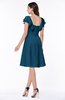 Simple A-line Sleeveless Zip up Sash Plus Size Bridesmaid Dresses