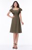 Simple A-line Sleeveless Zip up Sash Plus Size Bridesmaid Dresses