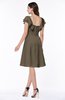 Simple A-line Sleeveless Zip up Sash Plus Size Bridesmaid Dresses