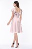 Simple A-line Sleeveless Zip up Sash Plus Size Bridesmaid Dresses