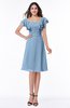 Simple A-line Sleeveless Zip up Sash Plus Size Bridesmaid Dresses