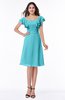 Simple A-line Sleeveless Zip up Sash Plus Size Bridesmaid Dresses
