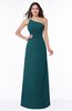 Modern One Shoulder Sleeveless Half Backless Chiffon Ruching Plus Size Bridesmaid Dresses