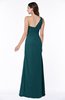 Modern One Shoulder Sleeveless Half Backless Chiffon Ruching Plus Size Bridesmaid Dresses