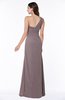 Modern One Shoulder Sleeveless Half Backless Chiffon Ruching Plus Size Bridesmaid Dresses