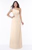 Modern One Shoulder Sleeveless Half Backless Chiffon Ruching Plus Size Bridesmaid Dresses