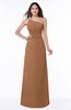 Modern One Shoulder Sleeveless Half Backless Chiffon Ruching Plus Size Bridesmaid Dresses