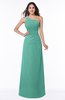 Modern One Shoulder Sleeveless Half Backless Chiffon Ruching Plus Size Bridesmaid Dresses