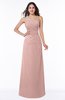 Modern One Shoulder Sleeveless Half Backless Chiffon Ruching Plus Size Bridesmaid Dresses