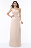 Modern One Shoulder Sleeveless Half Backless Chiffon Ruching Plus Size Bridesmaid Dresses