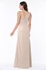 Modern One Shoulder Sleeveless Half Backless Chiffon Ruching Plus Size Bridesmaid Dresses