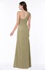 Modern One Shoulder Sleeveless Half Backless Chiffon Ruching Plus Size Bridesmaid Dresses