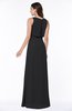 Modern A-line Jewel Chiffon Draped Plus Size Bridesmaid Dresses