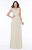 Modern A-line Jewel Chiffon Draped Plus Size Bridesmaid Dresses