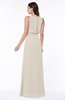Modern A-line Jewel Chiffon Draped Plus Size Bridesmaid Dresses