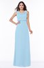 Modern A-line Jewel Chiffon Draped Plus Size Bridesmaid Dresses