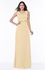 Modern A-line Jewel Chiffon Draped Plus Size Bridesmaid Dresses