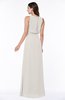 Modern A-line Jewel Chiffon Draped Plus Size Bridesmaid Dresses