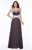 Elegant A-line Strapless Zipper Satin Sash Plus Size Bridesmaid Dresses