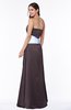 Elegant A-line Strapless Zipper Satin Sash Plus Size Bridesmaid Dresses