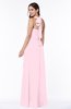 Plain A-line Halter Sleeveless Ribbon Plus Size Bridesmaid Dresses
