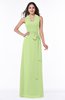Plain A-line Halter Sleeveless Ribbon Plus Size Bridesmaid Dresses