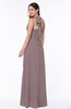 Plain A-line Halter Sleeveless Ribbon Plus Size Bridesmaid Dresses