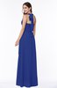 Plain A-line Halter Sleeveless Ribbon Plus Size Bridesmaid Dresses
