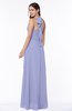 Plain A-line Halter Sleeveless Ribbon Plus Size Bridesmaid Dresses