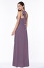 Plain A-line Halter Sleeveless Ribbon Plus Size Bridesmaid Dresses