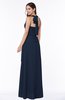 Plain A-line Halter Sleeveless Ribbon Plus Size Bridesmaid Dresses