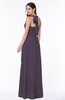 Plain A-line Halter Sleeveless Ribbon Plus Size Bridesmaid Dresses