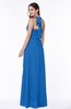 Plain A-line Halter Sleeveless Ribbon Plus Size Bridesmaid Dresses
