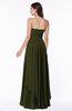 Modern A-line Sweetheart Sleeveless Floor Length Ruching Plus Size Bridesmaid Dresses