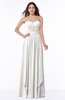 Modern A-line Sweetheart Sleeveless Floor Length Ruching Plus Size Bridesmaid Dresses