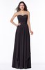 Modern A-line Sweetheart Sleeveless Floor Length Ruching Plus Size Bridesmaid Dresses