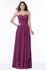 Modern A-line Sweetheart Sleeveless Floor Length Ruching Plus Size Bridesmaid Dresses