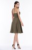 Informal Sleeveless Chiffon Short Ruching Plus Size Bridesmaid Dresses
