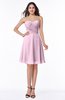 Informal Sleeveless Chiffon Short Ruching Plus Size Bridesmaid Dresses