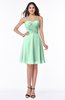 Informal Sleeveless Chiffon Short Ruching Plus Size Bridesmaid Dresses