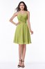 Informal Sleeveless Chiffon Short Ruching Plus Size Bridesmaid Dresses