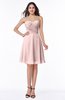 Informal Sleeveless Chiffon Short Ruching Plus Size Bridesmaid Dresses