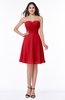 Informal Sleeveless Chiffon Short Ruching Plus Size Bridesmaid Dresses