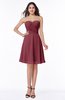 Informal Sleeveless Chiffon Short Ruching Plus Size Bridesmaid Dresses