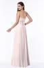 Simple A-line Strapless Floor Length Ribbon Plus Size Bridesmaid Dresses