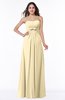 Simple A-line Strapless Floor Length Ribbon Plus Size Bridesmaid Dresses