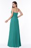 Simple A-line Strapless Floor Length Ribbon Plus Size Bridesmaid Dresses